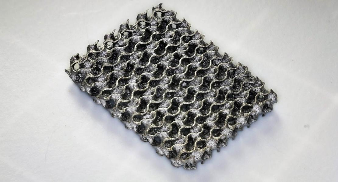 Large iron gyroid