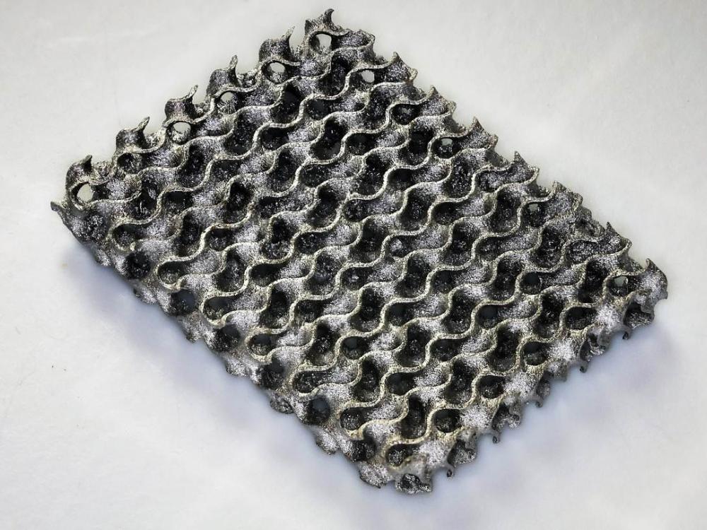 Large iron gyroid